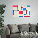 Giclee Art Print - Pink and Blue Mondrian