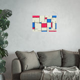 Giclee Art Print - Pink and Blue Mondrian