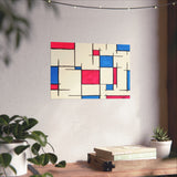 Giclee Art Print - Pink and Blue Mondrian