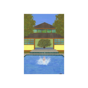 Giclee Art Print - Splash! Tropical Villa